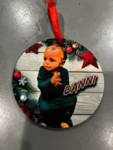 Load image into Gallery viewer, Christmas  Custom Ornaments Round Double Sided
